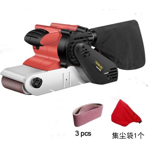 Sanding belt sanding belt sanding machine portable sanding belt machine small desktop woodworking sanding machine flat sanding m