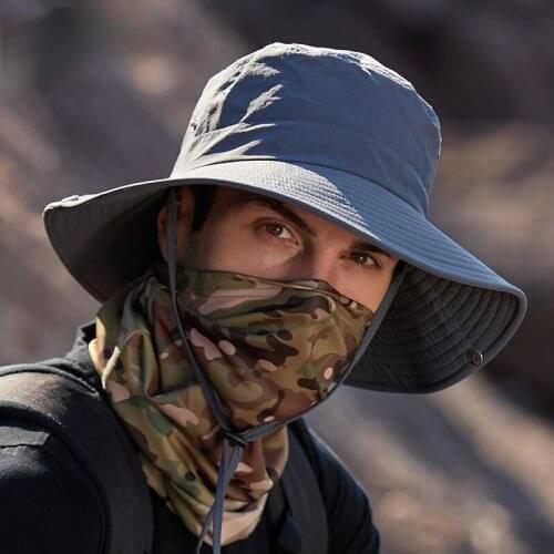 Universal Mens Panama Hat Summer Sun Hat with Big Brim Breathable Sun Protection Fisherman Hat Outdoor Fishing Hat Hiking caps