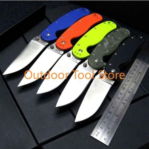R1 Folding Knife 8Cr18Mov Blade G10 Handle Outdoor Hunting Survival Camping Fruit Tactical Pocket Knives EDC Multi Tools
