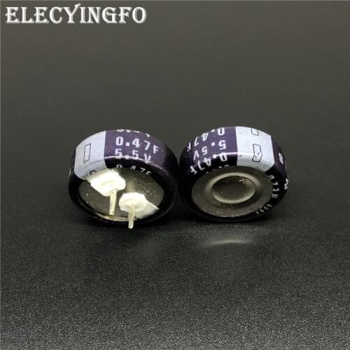2pcs 0.47F 5.5V0.47F ELNA DBN Series 21.5x8mm 5.5V0.47F Super Farad Capacitor