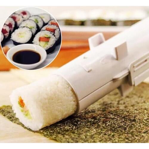 Kitchen DIY sushi machine roller seaweed rice roll mold sushi making vegetable meat roll sushi gadget 1PCS