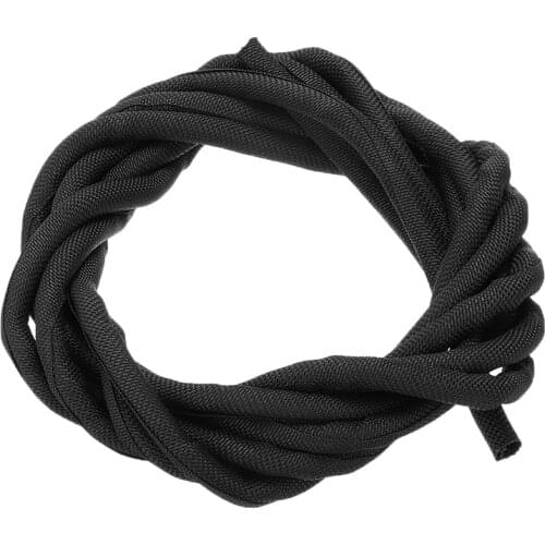 3 Meter X 5mm Black Nylon Sleeve Wrap Braided Cable Sleeve Textile General Wire for Pipe Hose and Cable Wire Protection New