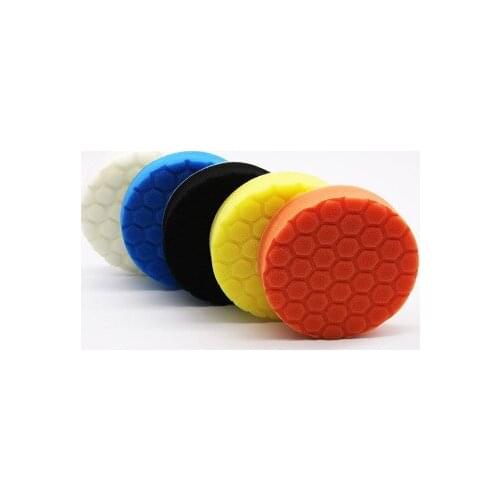 5Pcs 3 4 5 6 7 Inch Buffing Sponge car Polishing Pad Kit Set For Car Polisher machine Buffer drill Auto glass polishing kit