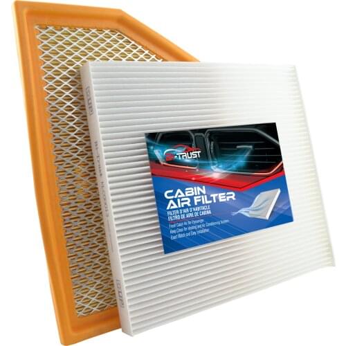 Bi-Trust Engine & Cabin Air Filter for 2014-2018 Jeep Cherokee L4 2.4L/2014-2018 Jeep Cherokee V6 3.2L