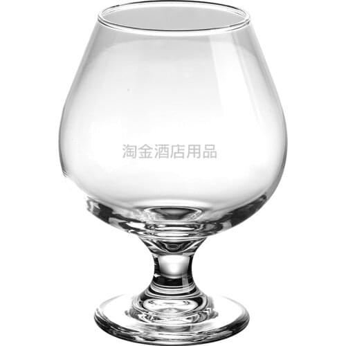 Lead-free glass foreign wine glass whiskey glass brandy glass short cognac glass thickened KTV bar