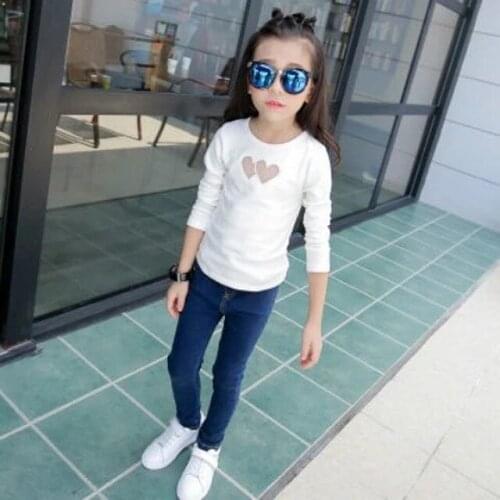 Boys girls brand T shirt spring Autumn fashion Long sleeve Bottoming shirt Cotton sports Big rabbit top&tee baby kids clothing