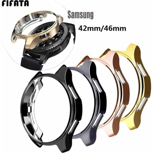 Bezel Ring Case For Samsung Galaxy Watch 46mm Protective Shell For Galacy Gear S3 / Galaxy 42mm TPU Protector Frame Accessories