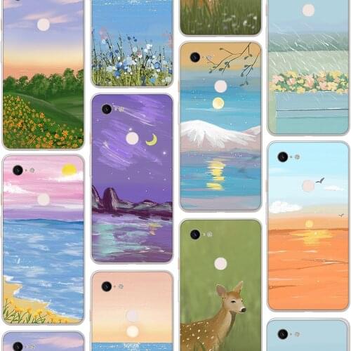Ciciber Luxury Fashion Animal Vogue Case for Google Pixel 5 4 3 2 XL Soft Silicone Cover for Google Pixel 4a 3a XL Funda Coque
