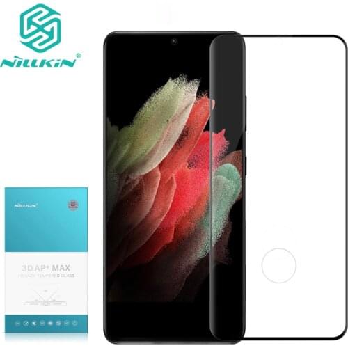 For Samsung Galaxy S21 Ultra Glass Nillkin 3D CP+MAX Tempered Glass Screen Protector For Samsung S21 Ultra Fully Covered Film