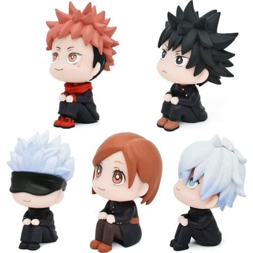 Anime Jujutsu Kaisen Figures Manga Anime Figure Itadori Yuji Gojo Satori Action Figurine Q Version Cute Kawaii Kids Toys Gifts