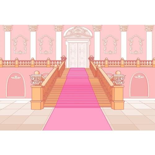 Photophone cartoon palace Background photography vinyl welcome baby shower photo Backdrops for photographer studio props LV-1083