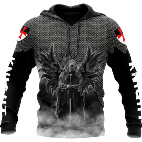 IRISH ARMOR WARRIOR KNIGHT 3D Print Spring Hoodie Man Women Harajuku Outwea 1r Zipper Pullover Sweatshirt Casual Unisex style-5