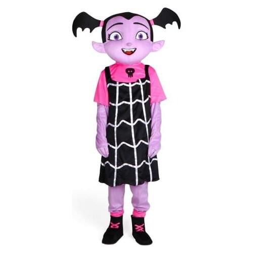 Vampirina mascot costume Adult funny girl vampire mascot Cartoon Character costume outdoor performance clothing