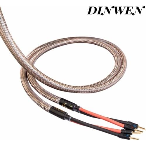 MPS E-330 MK2 Speaker Cable SP Gold Plated Banana Connector Plugs 99.99997% OCC Audio Cable HiFi Amplifier Wire