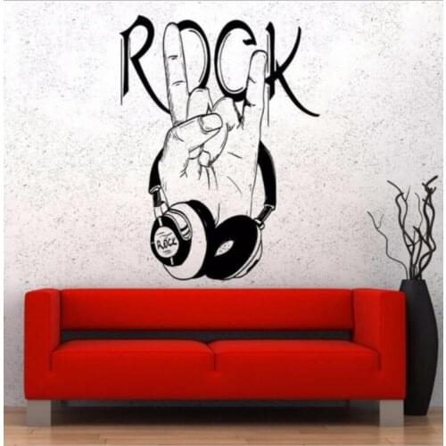 Rock and roll wallpaper Childrens Room Graffiti Large Mural Cafe Restaurant Bar Bedroom Streets Rock pvc Wallpaper