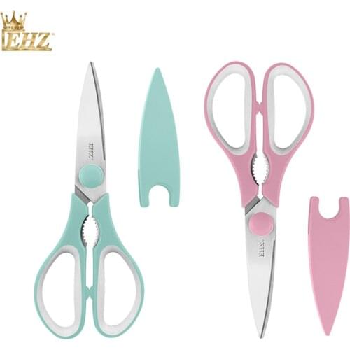 Kitchen Shears Stainless Steel Meat Scissors Dishwasher Safe Multipurpose Sharp Utility Cooking Food Scissors for Chicken Herbs