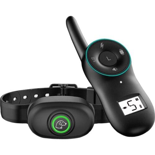 Dog Training Collar Waterproof Anti Bark Collar USB Recharge Safe Ultrasonic Sound Vibration Electric Collar with Remote Control