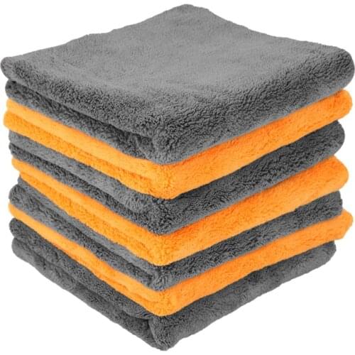 Extra Microfiber Towels Car Washing Rag Multipurpose 9PCS Plush Microfiber Edgeless Cleaning Towel Car Detailing Cleaning Cloth