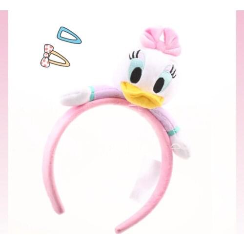 Disney new cute cartoon girl cartoon Donald Duck Daisy hair band travel photo props children adult hair band toys