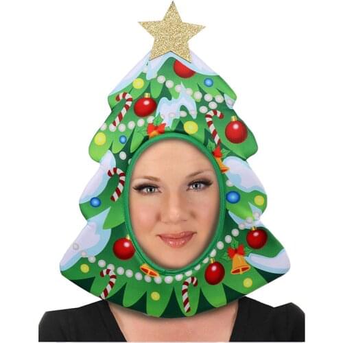 2020 Christmas Decorations Cosplay Holiday Party Dance Party Performance Props Headgear Christmas Hat