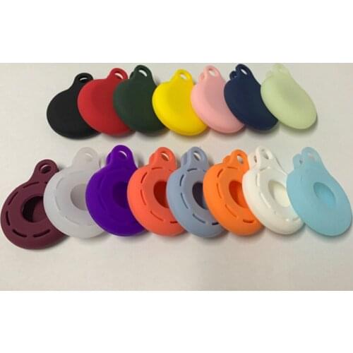 Silicone Protective Sleeve for Apple Airtags Protection Case For Airtag Locator Tracker Keychain Protector Cover
