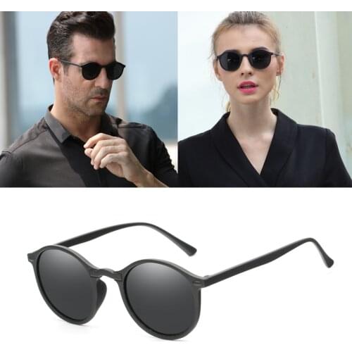 2019 Men Polarized Sunglasses Women Round Brand Design Driving Sun Glasses Male Glasses Eyewear UV400 Shades lentes de sol