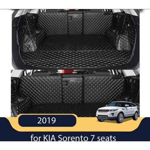 High quality! Special car trunk mats for KIA Sorento 7 seats 2019 waterproof boot carpets liner cargo mat for Sorento 2020-2015