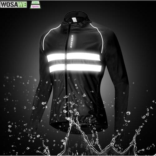 WOSAWE New Summer Road Cycling Jersey Long Sleeve Mountain Racing Bicycle Clothing Water Repellent Maillot Ropa Ciclismo