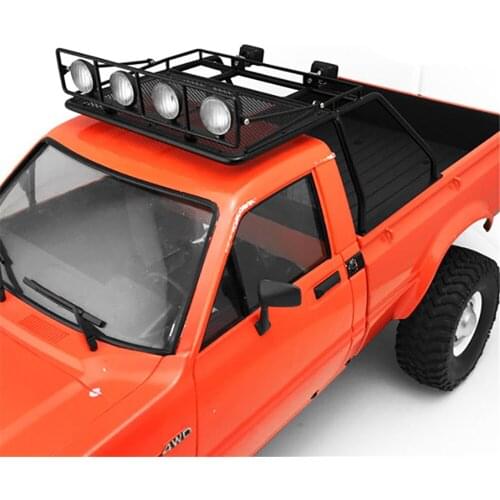 Roll Cage Luggage Rack With Ipf Lamp Light Frame for RC4WD 1/10 TF2 Mojave RC Car Model