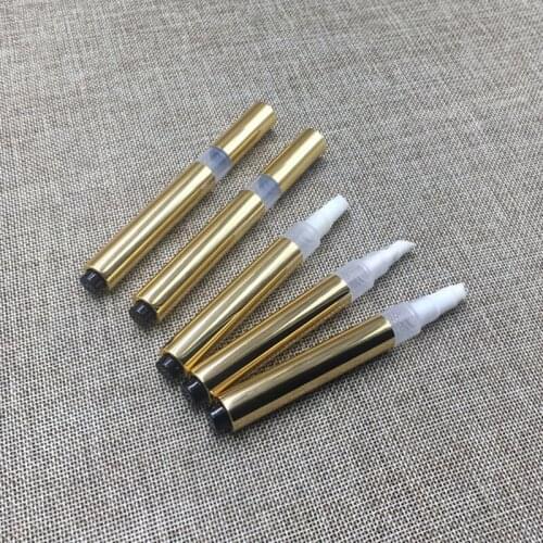 100pcs 3ml Empty Click Pen Plastic Cosmetic Click Pen Press Pen for Lipgloss and Concealer,Portable Cosmetic Container