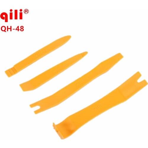 50sets Qili QH-48 DHL Auto Removal Tool 4pcs/Kit Refit Audio Portable Pry Installer Car DVR Player Trim Panel Dashboard