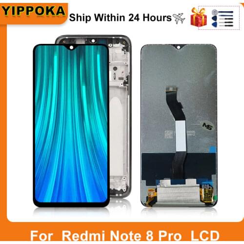 6.53" Original For Xiaomi Redmi Note 8 Pro Display Touch Screen Digitizer Replacement Parts For Redmi Note 8 Pro LCD 10 Touch