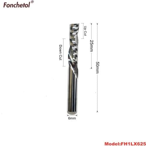 6mm*25mm,CNC SOLID CARBDIE END MILL,Acrlic,pvc,plastic,wood milling cutter,Single blade compound blade insert router bit