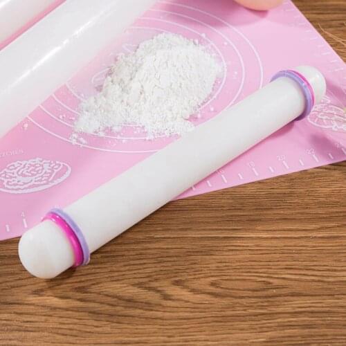 Non-stick Fondant Roller Plastic Rolling Pin Dough Stick Cake Pastry Cooking Baking Kitchen Pastry Tool Cookie Dough Roller