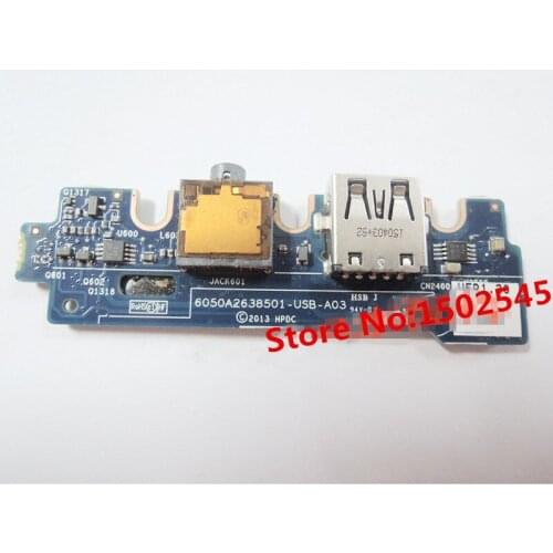 Free Shipping Original Laptop USB Interface Board for HP ELITE X2 1011 G1 USB Board Audio Board 6050A2638501