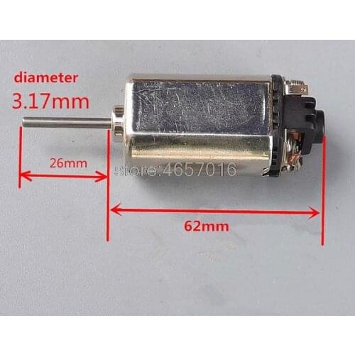 Dual ball bearings 30*25*62mm DC motor 7.2 V 14000RPM high speed large power 480 model motor drill motor