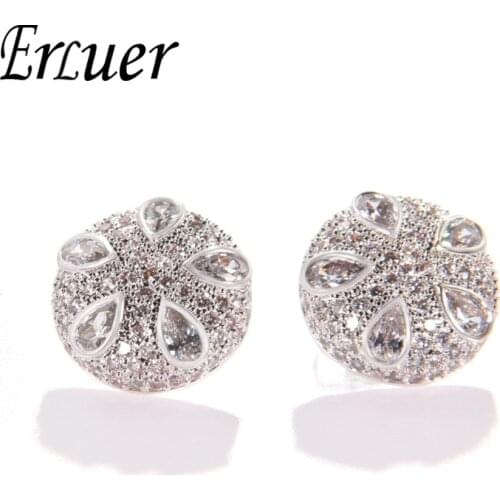 Серьги с камнями ERLUER China At AliExpress