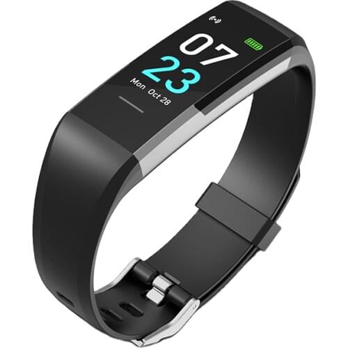 0.96TFT Big Screen TPU Strap Fitness Tracker Heart Rate Monitor Smart Bracelet Watches