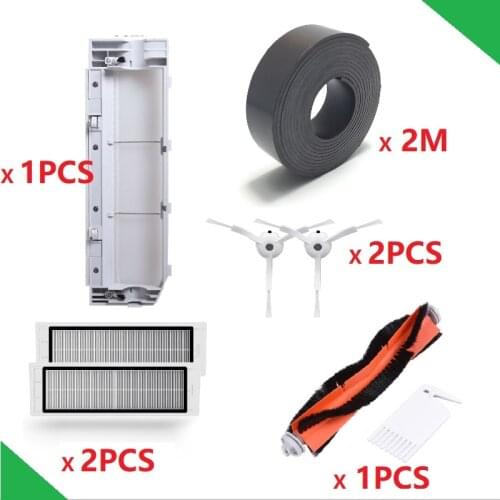 Side Brush Main Brush Cover Guide Wheel Magnetic Wall Hepa Filter for Vacuum Cleaner Roborock S50 S51 MIJIA Gen 1st Spare Parts