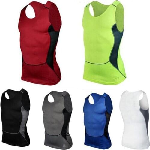 Mens Quick Dry Fitness Solid Color Men Compression Hunting Tight Base Layer Female Gym Exercise Slim Tops S-XXXL Size