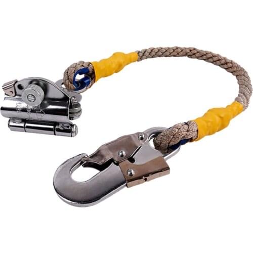 New 1 Set High Quality Safety Rope Self-Locking Device Nylon Rope Fall Protection Outdoors
