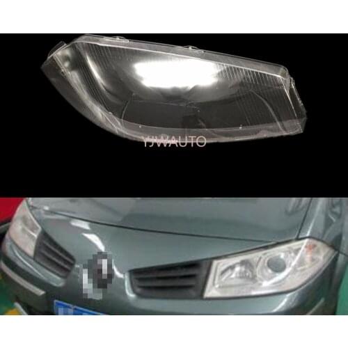 Headlight Lens For Renault Megane 2003 2004 2005 Headlamp Cover Car Replacement Auto Shell