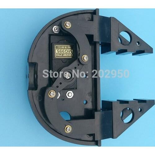 1set Plastic Robot Gripper 54mm Mechanical Arm Clamp Holder Open/Close W/ 1 MG995 Servo For Arduino