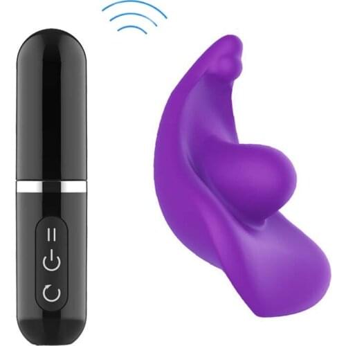 Panty Dildo Vibrator Wireless Remote Control Strapon Dildo C String Clitoral Stimulator Invisible Vibrating Egg