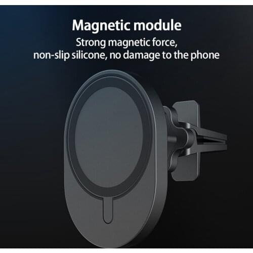 Retractable Portable car Wireless Charger Stand Phone holder Bracket Wireless Magnetizing Bracket Phone Holder car accessories
