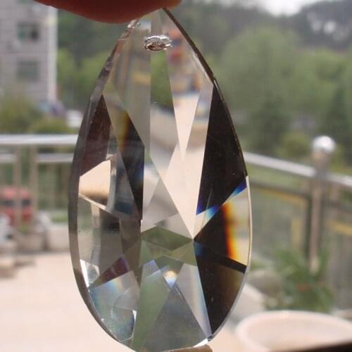 10pcs 63mm Clear Crystal K9 Part Pendant X_Mas Chandelier Hanging Prism Drop For DIY & Home Decorate
