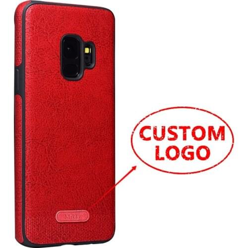 10 pcs Wholesale for Samsung Note 8 custom made for luxury leather case for Snmsung s7 s8plus with printing logo on the case