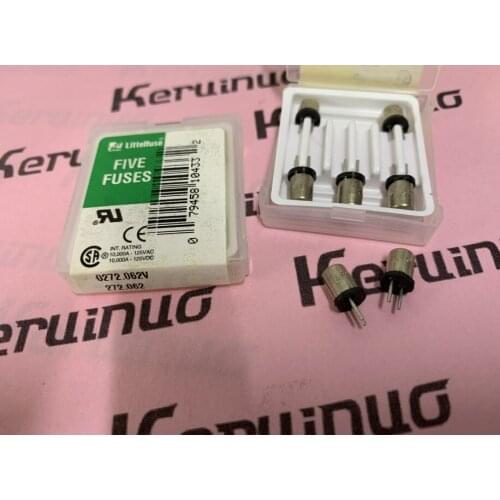 5PIECES/lot NEW ORIGINAL 0272.062V 0.62A 125V 62MA LITTELFUSE