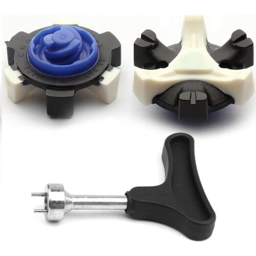56 pcs / Lot Black White Blue Screw Golf Shoes Spikes Easy Install Fits Most Shoes Cleats with Wrench