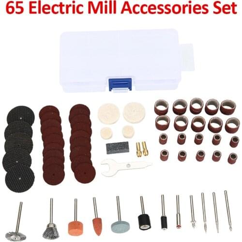 90/65pcs Electric Grinder Rotary Tool Accessory Bit Set for Grinding Sanding Polishing Disc Wheel Tip Cutter Drill Disc